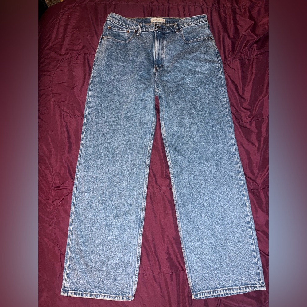 Abercrombie & Fitch High Rise Blue Jeans
